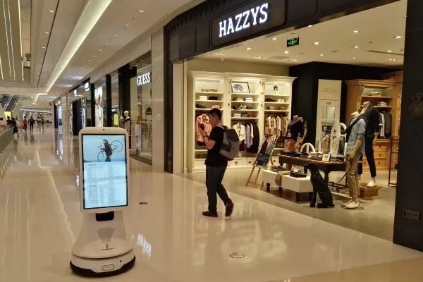 Used in shopping malls wheeled robot chassis ZEUS