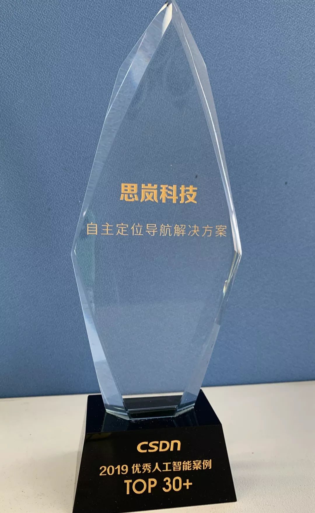 Lan won the Best Technology Award [Best robot AI]