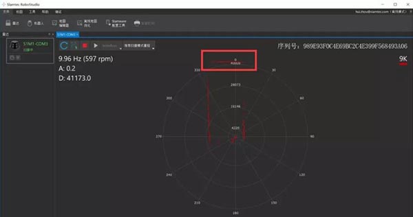 RPLIDAR S1在室外阳光下扫描效果图